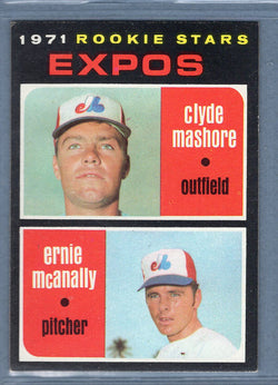 1971 Topps #376 Expos Rookies (Mashore/McAnally)  EX  GO747