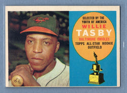 1960 Topps #322 Willie Tasby EX   GO550