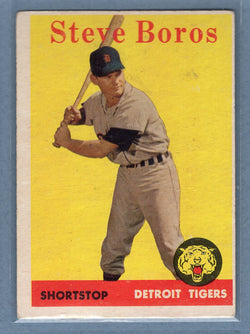 1958 Topps #81 Steve Boros (d) VG  GO501