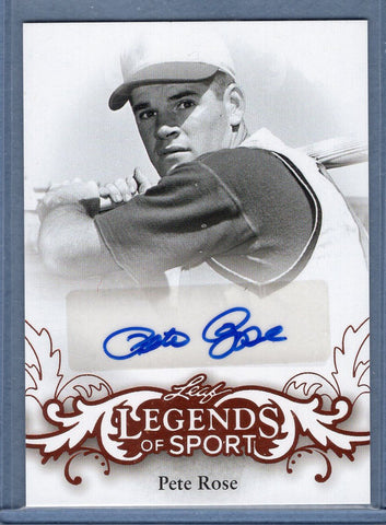 2015 Leaf Legends of Sports Pete Rose Auto