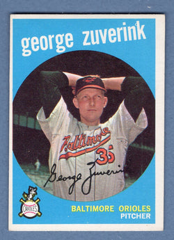 1959 Topps #219 George Zuverink EX-MT  GO160