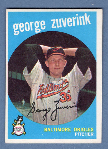 1959 Topps #219 George Zuverink EX-MT  GO160