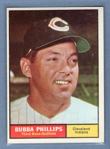 1961 Topps #101 Bubba Phillips EX   GO195