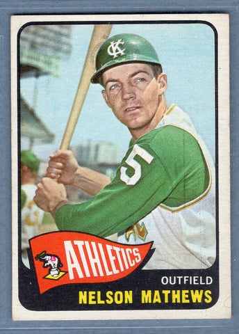 1965 Topps #87 Nelson Mathews VG-EX  GO320