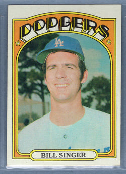 1972 Topps #25 Bill Singer (C) EX-MT  GO544
