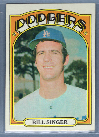1972 Topps #25 Bill Singer (C) EX-MT  GO544
