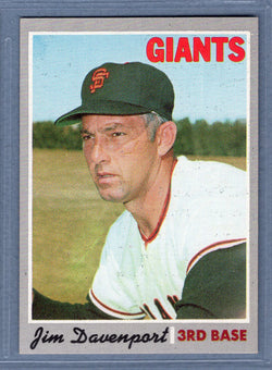 1970 Topps #378 Jim Davenport  EX-MT  SB1
