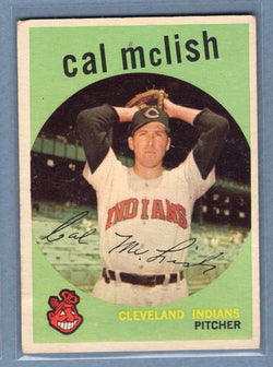 1959 Topps #445 Cal McLish VG   GO410