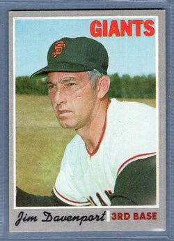 1970 Topps #378 Jim Davenport  EX-MT  SB2
