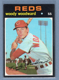 1971 Topps #496 Woody Woodward (a) EX  GO950
