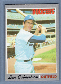 1970 Topps #204 Len Gabrielson  (a) EX-MT  GO900