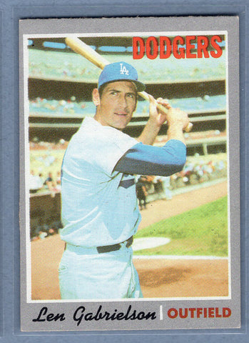 1970 Topps #204 Len Gabrielson  (a) EX-MT  GO900