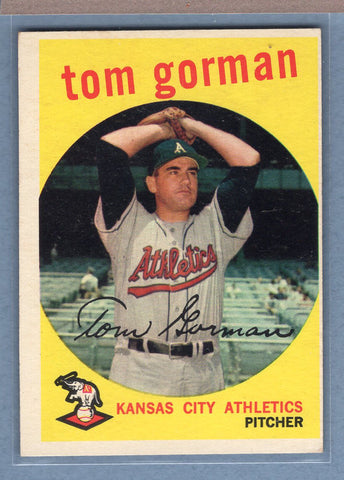 1959 Topps #449 Tom Gorman EX   GO410