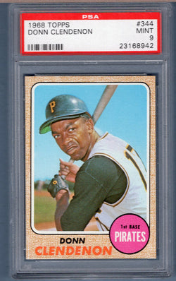 1968 Topps #344 Donn Clendenon (23168942) PSA 9