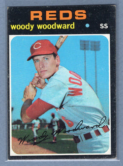 1971 Topps #496 Woody Woodward (b) EX  GO950