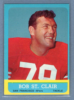 1963 Topps #140 Bob St. Clair (HOF) EX-MT  GO158