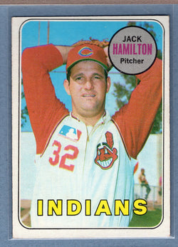 1969 Topps #629 Jack Hamilton  EX  GO577