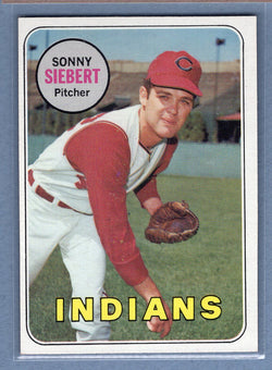 1969 Topps #455 Sonny Siebert (d) EX-MT  GOWABB