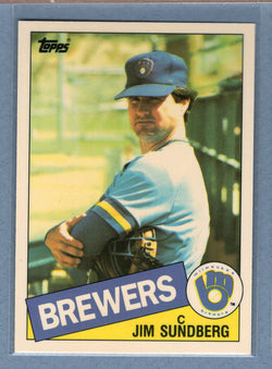 1985 Topps Tiffany #446 Jim Sundberg NM