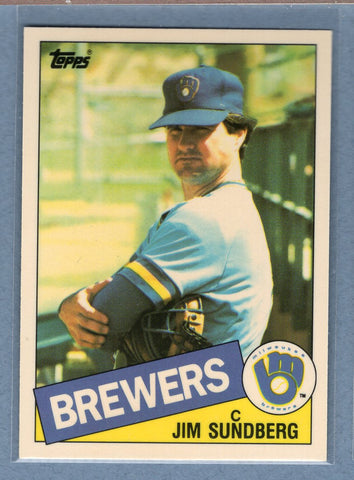 1985 Topps Tiffany #446 Jim Sundberg NM