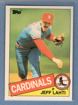 1985 Topps Tiffany #447 Jeff Lahti NM