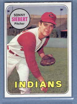 1969 Topps #455 Sonny Siebert (e) EX-MT  GOWABB