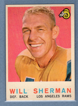 1959 Topps #127 Willard Sherman  VG-EX  GO130