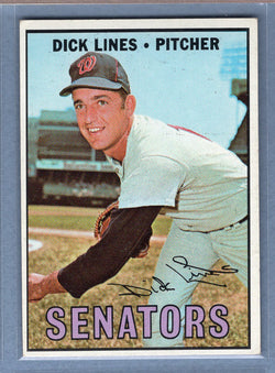 1967 Topps #273 Dick Lines EX  GO368