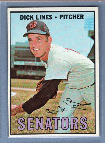 1967 Topps #273 Dick Lines EX  GO368