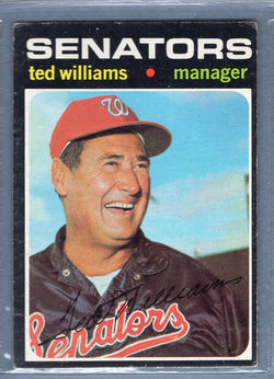 1971 Topps #380 Ted Williams (HOF)  EX  SB1