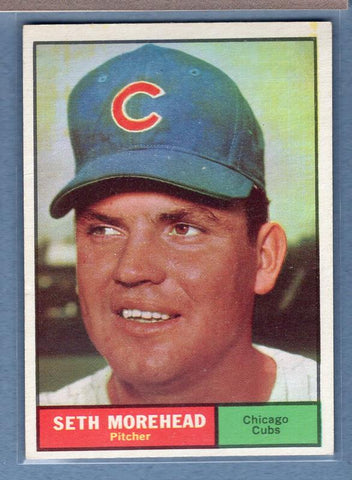 1961 Topps #107 Seth Morehead EX   GO195
