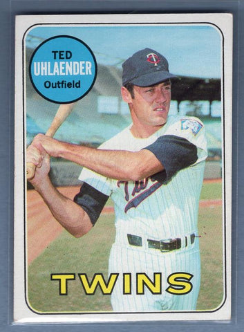 1969 Topps 194 Ted Uhlaender VG-EX SET BREAK