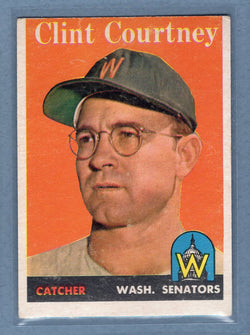 1958 Topps #92 Clint Courtney (a) VG  GO501
