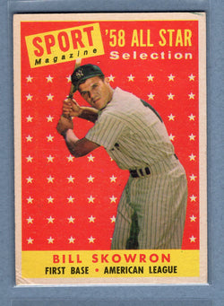 1958 Topps #477 Bill Skowron All Star  VG-EX  GO387