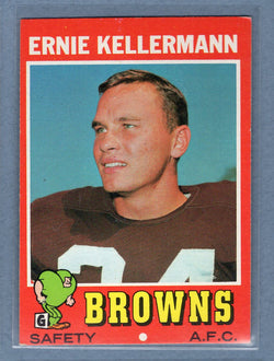 1971 Topps #7 Ernie Kellerman (d) EX-MT  GO600