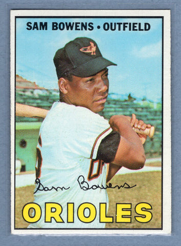 1967 Topps #491 Sam Bowens EX-MT  GO460