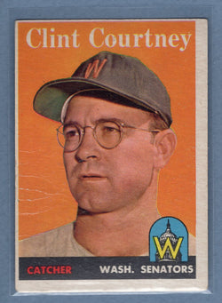 1958 Topps #92 Clint Courtney (mk) (b) VG  GO501