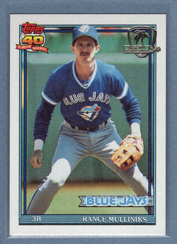 1991 Topps Desert Shield #229 Rance Mulliniks  NM  GO600