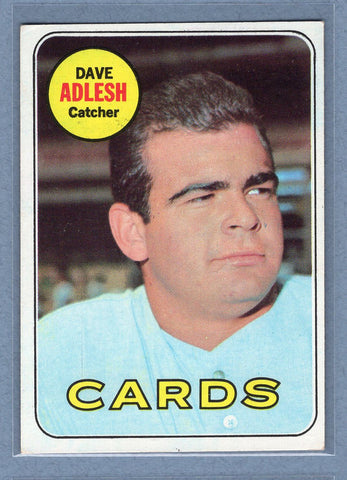 1969 Topps #341 Dave Adlesh (c) EX-MT  GO602