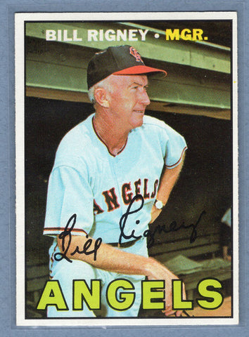 1967 Topps #494 Bill Rigney EX-MT  GO460