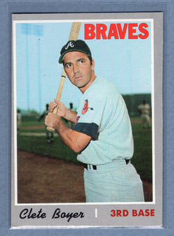 1970 Topps #206 Clete Boyer  (b) EX  GO900