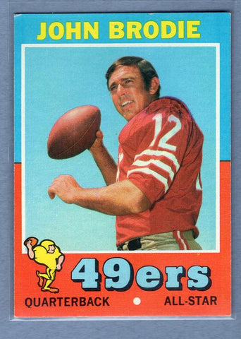 1971 Topps #100 John Brodie EX-MT    GO129