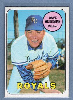 1969 Topps #647 Dave Wickersham  EX  GO577