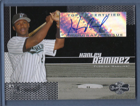 2006 Topps Co Signers Hanely Ramirez Rookie Auto