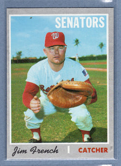 1970 Topps #617 Jim French  (a) EX-MT  GO750