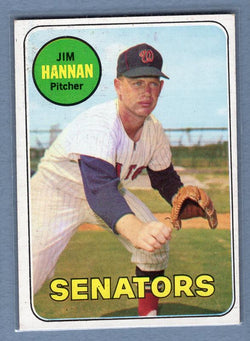 1969 Topps #106 Jim Hannan VG-EX  GO50