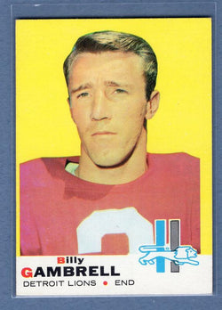 1969 Topps #101 Billy Gambrell EX  GO257