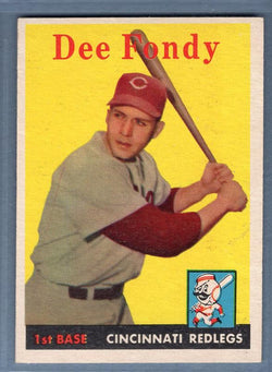 1958 Topps #157 Dee Fondy EX  GO401