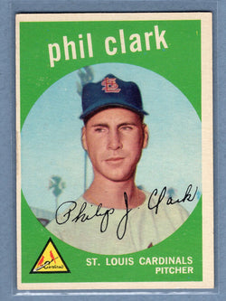 1959 Topps #454 Phil ClarK EX   GO410
