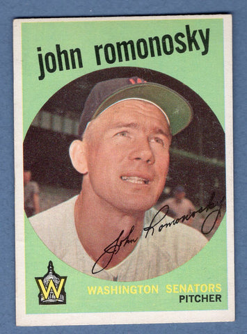 1959 Topps #267 Johnny Romonosky EX-MT  GO160